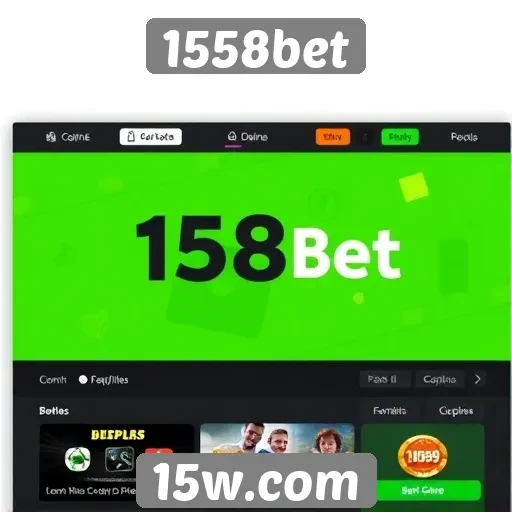 Avaliação da interface de usuário do 1558bet