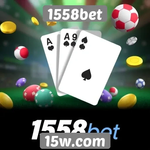 Variedade de jogos disponíveis na 1558bet